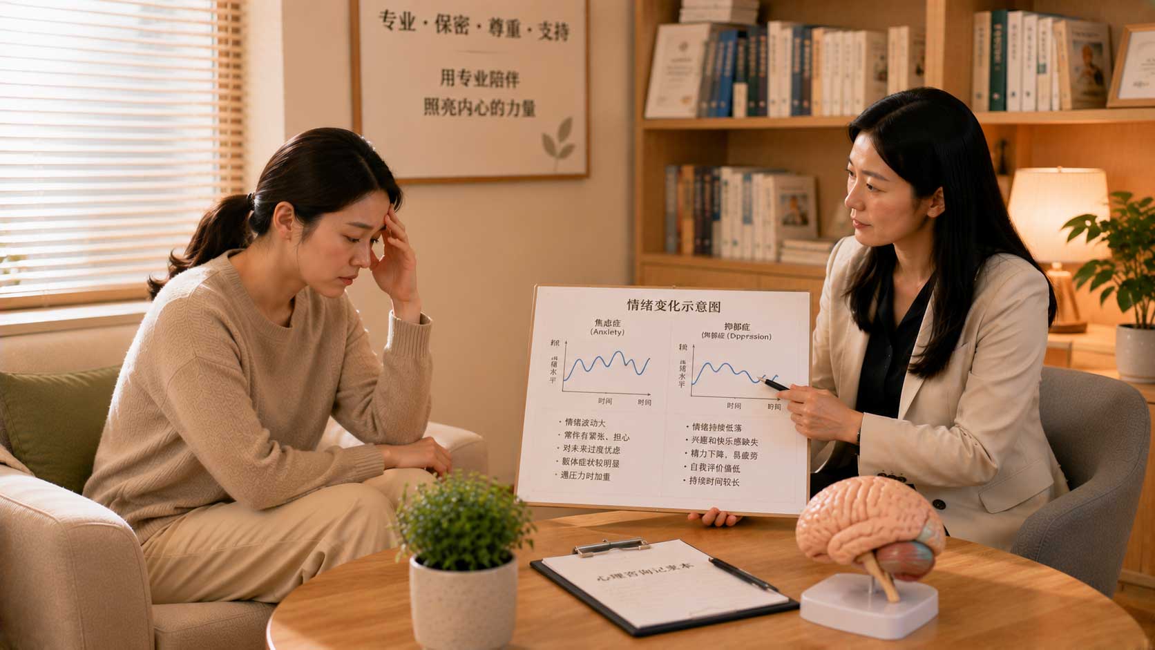 焦虑症和抑郁症有什么区别？看核心情绪与功能变化