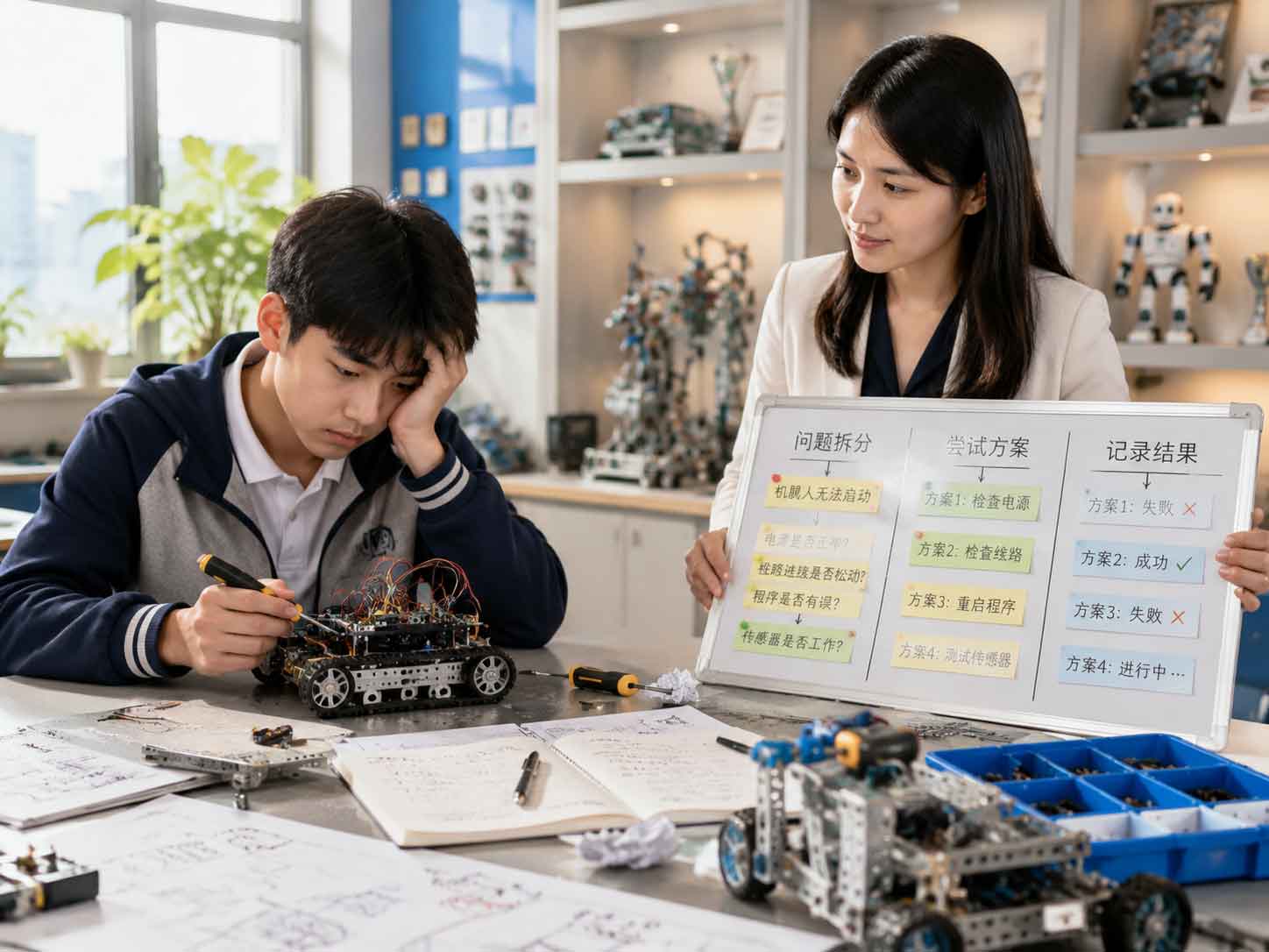初中生一遇到挑战就想放弃？关键是学会面对困难而不是强装乐观