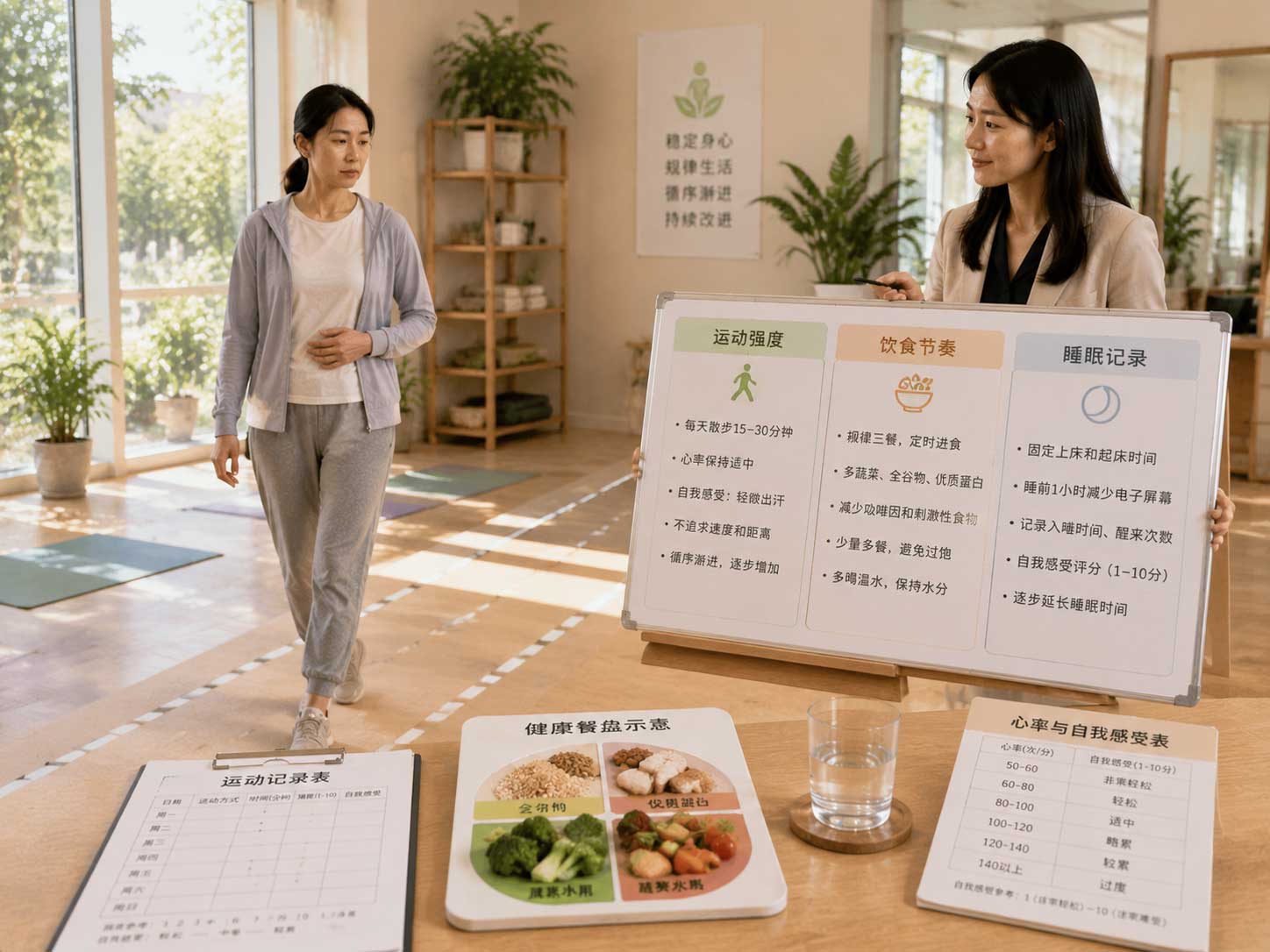 焦虑时越躺越难受？用适量运动和规律饮食稳住身心状态