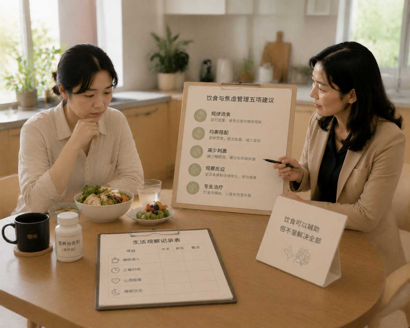 焦虑时吃什么更合适？先稳定三餐，再减少刺激和饮食焦虑