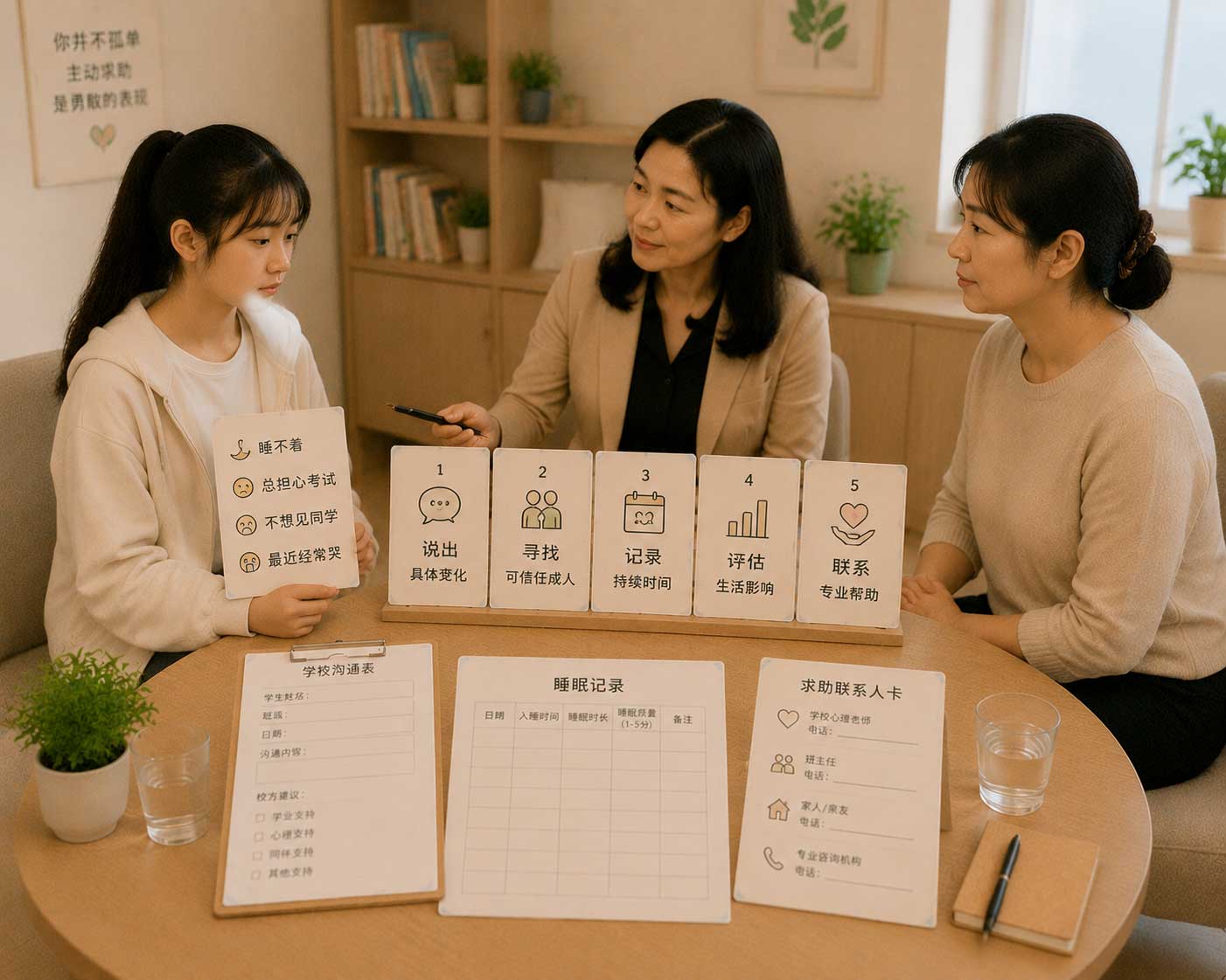 中学生总是焦虑、情绪低落怎么办？求助不是脆弱，而是及时保护自己