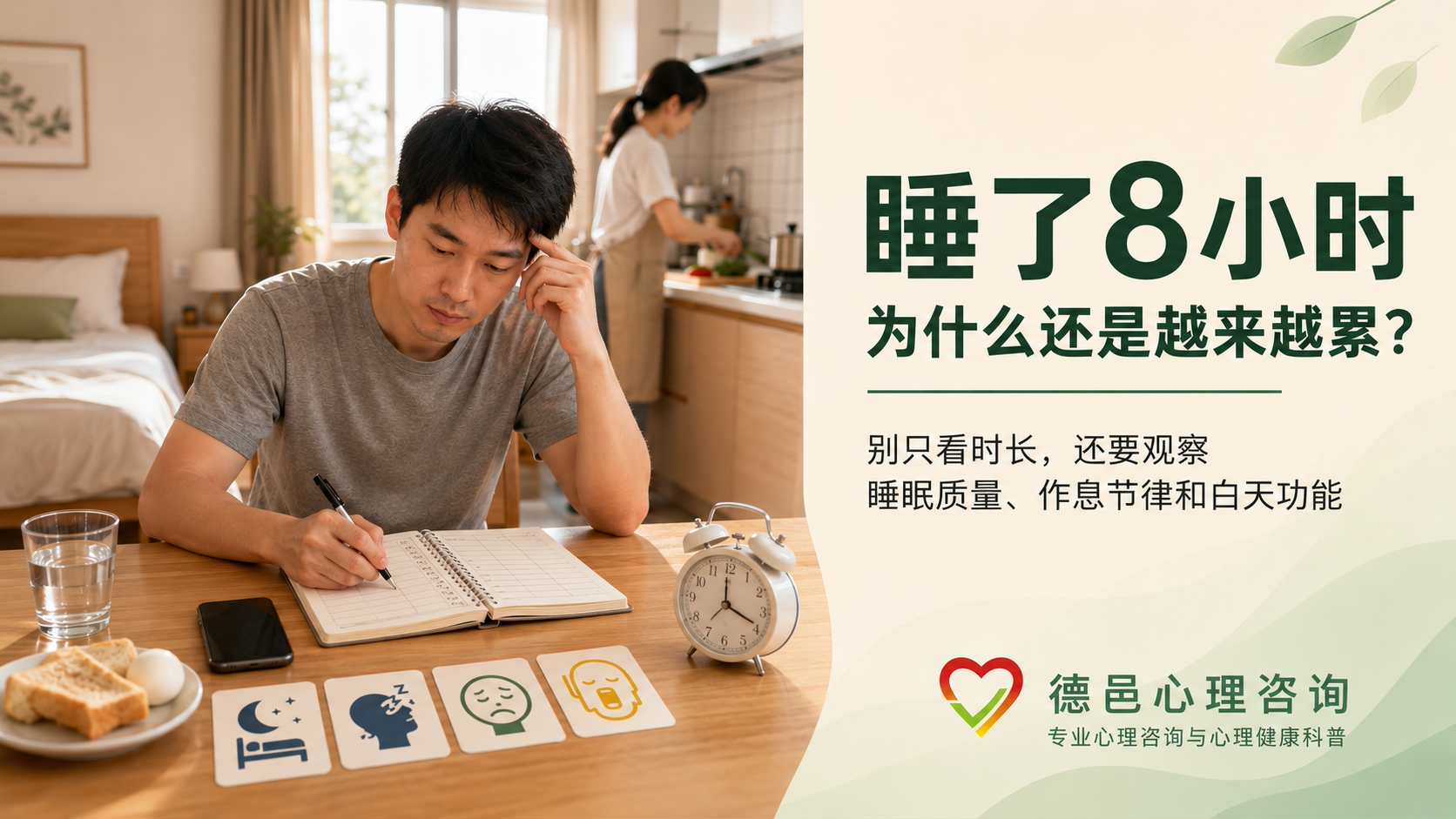 睡了八小时为啥却越来越累？别只看时长，先排查睡眠质量和身体状态