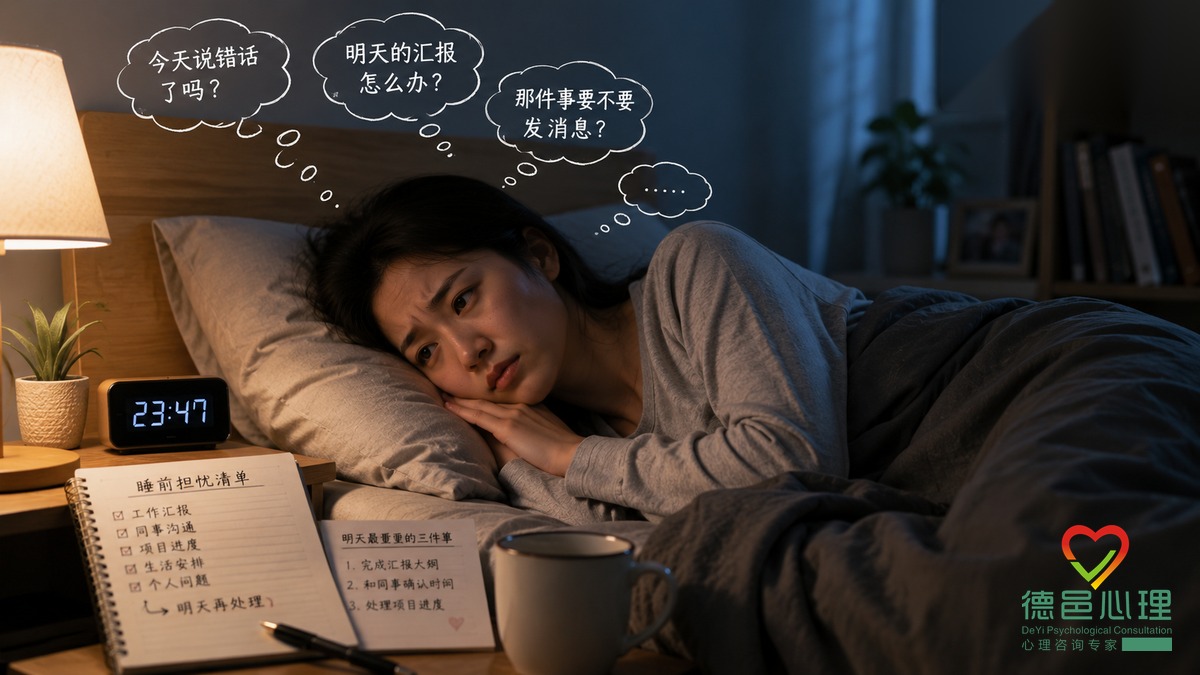 一躺下大脑就开始复盘怎么办？减少睡前思维活跃的方法