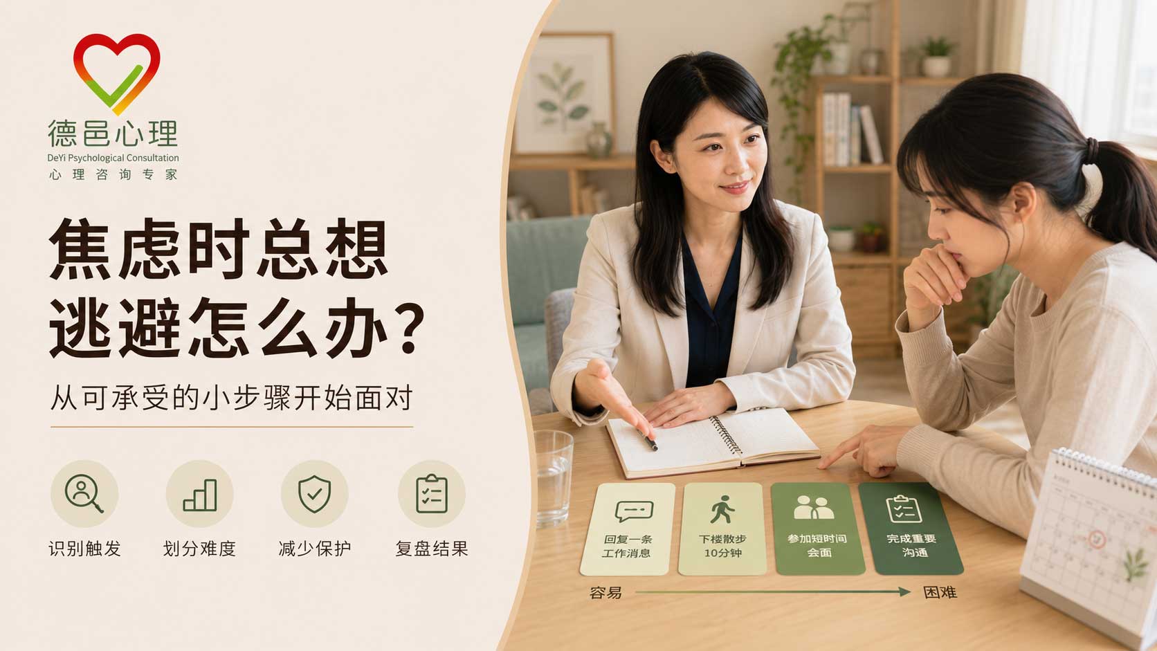 焦虑时总想逃避怎么办？逐步减少回避的方法
