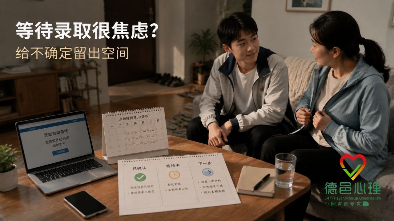 高考录取结果等待期焦虑怎么办？考生和家长如何度过不确定期