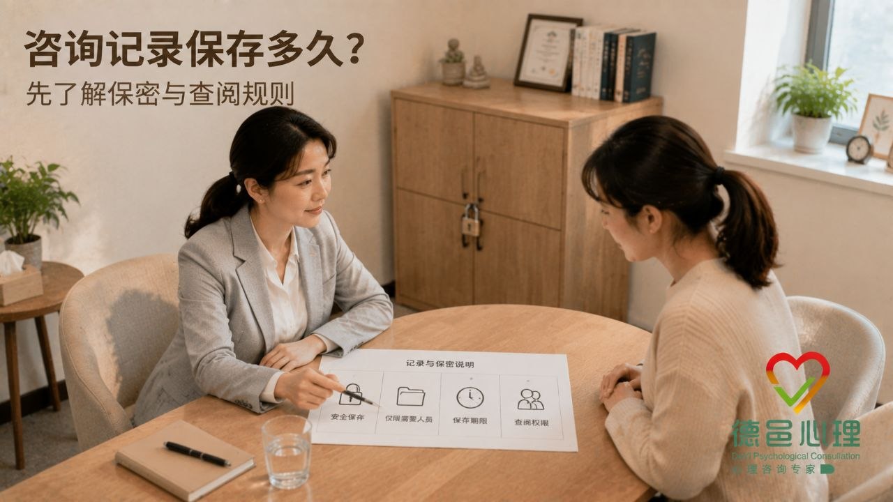 心理咨询记录会保存多久？来访者可以了解哪些信息