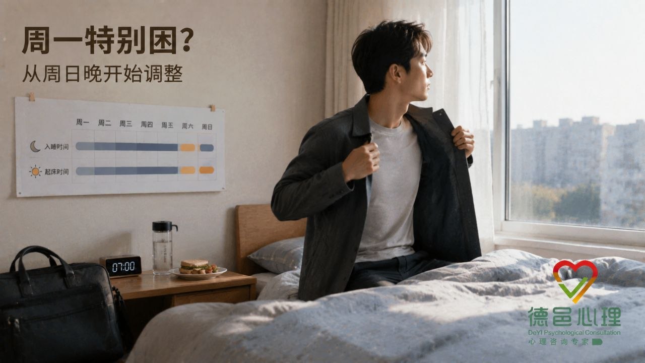 周一早上特别困怎么办？从周日傍晚到周一中午的调整安排